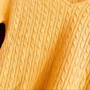 Sisters Sweaters - Cashmere Yellow Knit Sweater Sisters Sweaters - Cashmere Yellow Knit Sweater